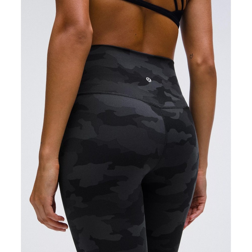 Lululemon Leggings Align High Rise 25" Heritage 365 Camo Deep Coal Multi Size 10 - Picture 7 of 13